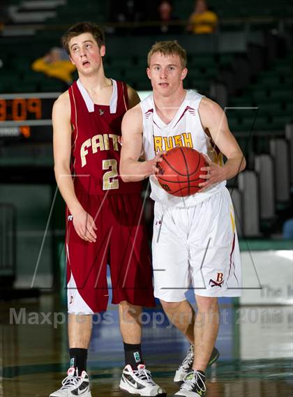 Thumbnail 3 in Faith Christian vs. Brush (CHSAA 3A State Tournament Great 8) photogallery.