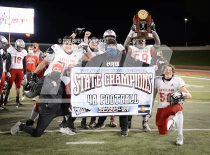 Thumbnail 1 in Loveland vs. Palmer Ridge (CHSAA 4A State Championship) photogallery.