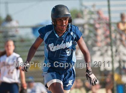 Thumbnail 2 in Conley vs. Vance (NCHSAA 3A East Regional Final) photogallery.