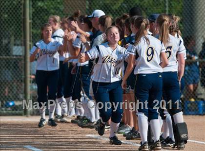 Thumbnail 2 in Conley vs. Vance (NCHSAA 3A East Regional Final) photogallery.