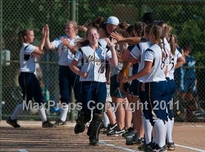 Thumbnail 3 in Conley vs. Vance (NCHSAA 3A East Regional Final) photogallery.