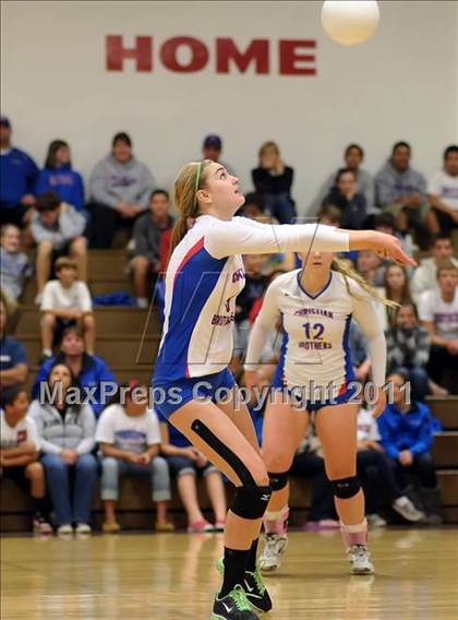 Thumbnail 1 in Oakdale @ Christian Brothers (CIF SJS D3 Playoffs) photogallery.