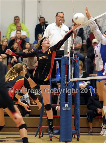 Thumbnail 2 in Oakdale @ Christian Brothers (CIF SJS D3 Playoffs) photogallery.