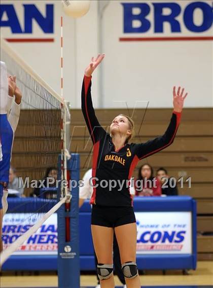 Thumbnail 1 in Oakdale @ Christian Brothers (CIF SJS D3 Playoffs) photogallery.