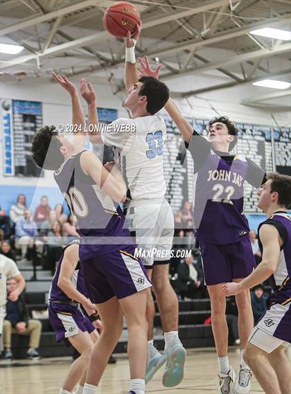 Thumbnail 1 in Rye Neck vs John Jay Cross River (NYSPHSAA Section 1 Class A Out Bracket) photogallery.