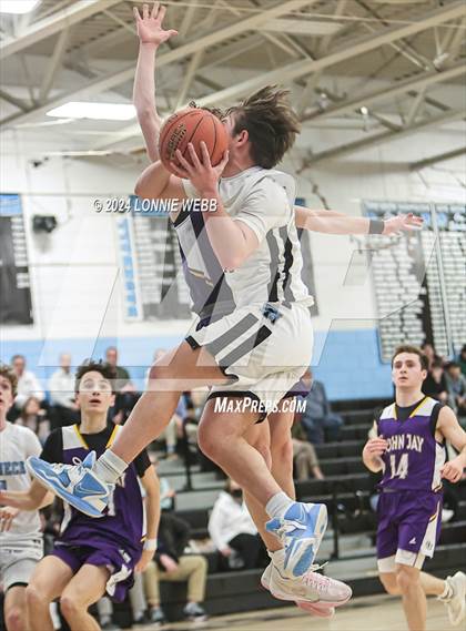 Thumbnail 3 in Rye Neck vs John Jay Cross River (NYSPHSAA Section 1 Class A Out Bracket) photogallery.