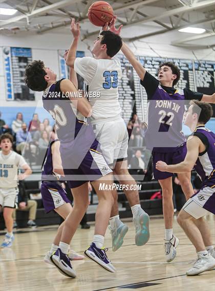 Thumbnail 3 in Rye Neck vs John Jay Cross River (NYSPHSAA Section 1 Class A Out Bracket) photogallery.