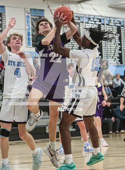 Thumbnail 2 in Rye Neck vs John Jay Cross River (NYSPHSAA Section 1 Class A Out Bracket) photogallery.