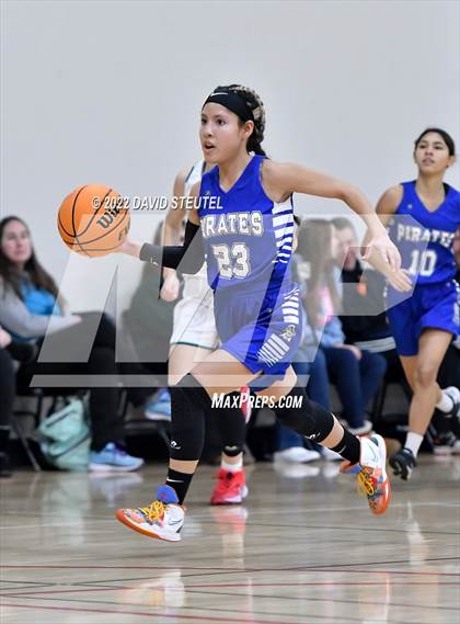 Thumbnail 3 in Wheatland vs. Ponderosa (Sac Adventist Holiday Invitational) photogallery.