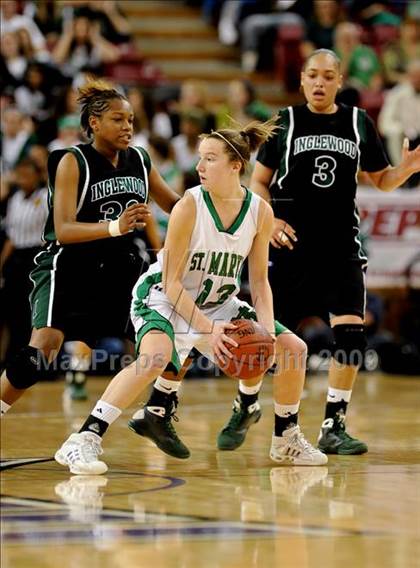 Thumbnail 2 in St. Mary's vs. Inglewood (CIF State D3 Final) photogallery.
