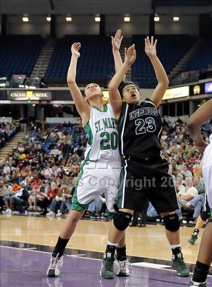 Thumbnail 1 in St. Mary's vs. Inglewood (CIF State D3 Final) photogallery.