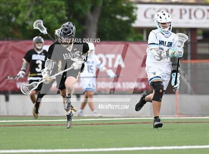 Thumbnail 1 in Arapahoe @ Valor Christian (CHSAA 5A Q-Final) photogallery.