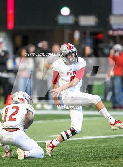 Thumbnail 3 in Irwin County vs. Clinch County (GHSA Class A Public Championship) photogallery.