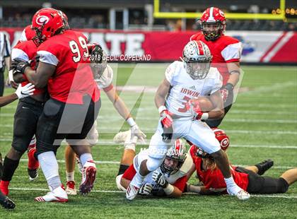 Thumbnail 3 in Irwin County vs. Clinch County (GHSA Class A Public Championship) photogallery.