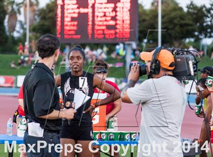 Thumbnail 1 in CIF State Track and Field Championships (Finals Girls Track Events) photogallery.