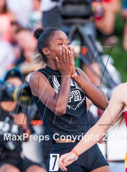 Thumbnail 2 in CIF State Track and Field Championships (Finals Girls Track Events) photogallery.