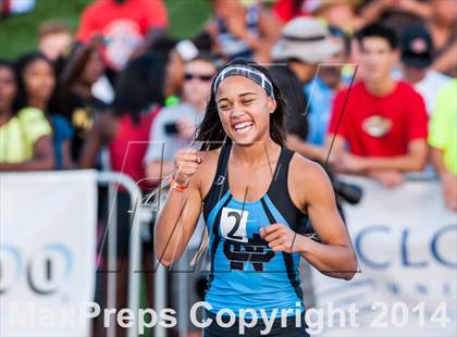 Thumbnail 3 in CIF State Track and Field Championships (Finals Girls Track Events) photogallery.