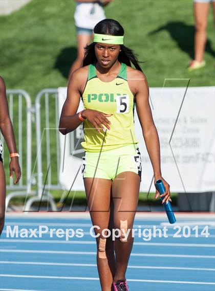 Thumbnail 3 in CIF State Track and Field Championships (Finals Girls Track Events) photogallery.
