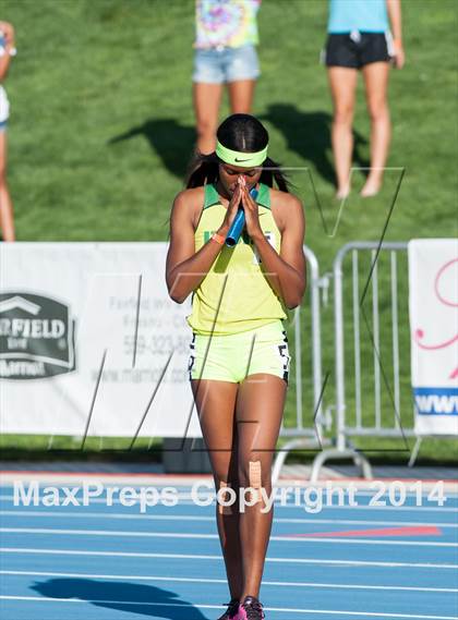 Thumbnail 2 in CIF State Track and Field Championships (Finals Girls Track Events) photogallery.