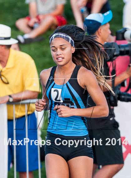 Thumbnail 2 in CIF State Track and Field Championships (Finals Girls Track Events) photogallery.