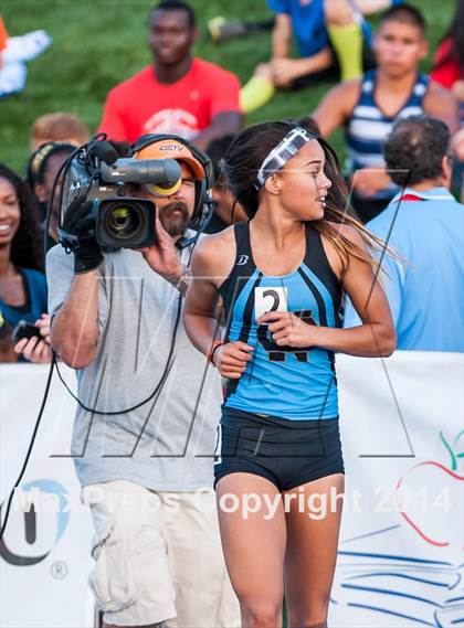 Thumbnail 1 in CIF State Track and Field Championships (Finals Girls Track Events) photogallery.