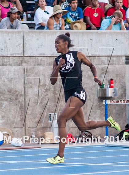 Thumbnail 2 in CIF State Track and Field Championships (Finals Girls Track Events) photogallery.