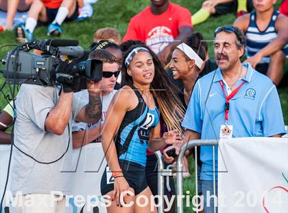 Thumbnail 3 in CIF State Track and Field Championships (Finals Girls Track Events) photogallery.