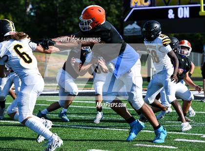 Thumbnail 1 in Montgomery Central vs Glenn (Scrimmage) photogallery.