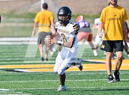 Thumbnail 2 in Montgomery Central vs Glenn (Scrimmage) photogallery.