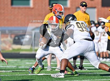 Thumbnail 2 in Montgomery Central vs Glenn (Scrimmage) photogallery.