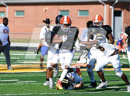 Thumbnail 1 in Montgomery Central vs Glenn (Scrimmage) photogallery.