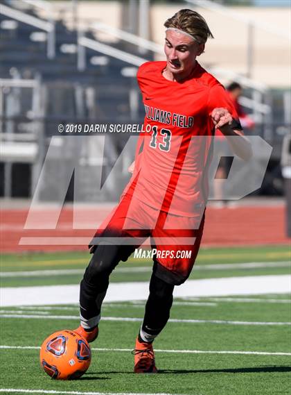 Thumbnail 2 in Williams Field vs Mountain View (Coyote Classic Tournament) photogallery.