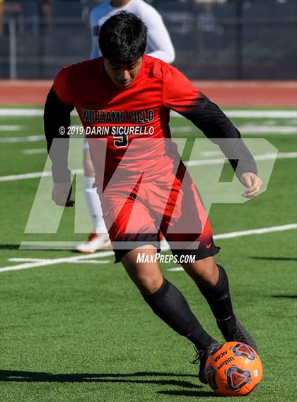 Thumbnail 1 in Williams Field vs Mountain View (Coyote Classic Tournament) photogallery.