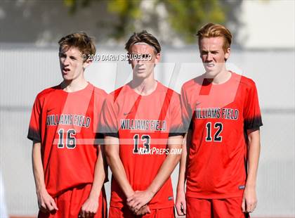 Thumbnail 2 in Williams Field vs Mountain View (Coyote Classic Tournament) photogallery.
