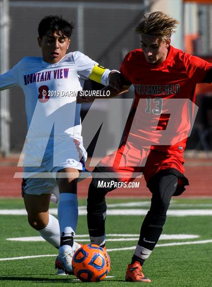 Thumbnail 1 in Williams Field vs Mountain View (Coyote Classic Tournament) photogallery.