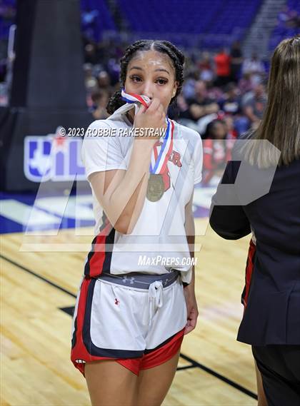 Thumbnail 2 in Wagner vs. Liberty (UIL 5A Basketball State Semifinal Medal Ceremony) photogallery.