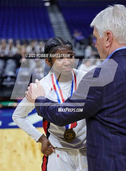 Thumbnail 1 in Wagner vs. Liberty (UIL 5A Basketball State Semifinal Medal Ceremony) photogallery.