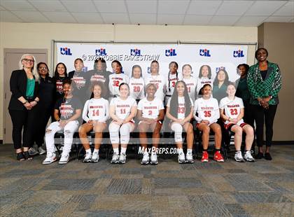 Thumbnail 2 in Wagner vs. Liberty (UIL 5A Basketball State Semifinal Medal Ceremony) photogallery.