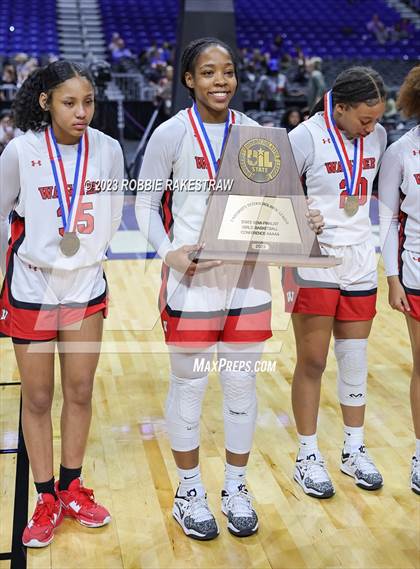 Thumbnail 3 in Wagner vs. Liberty (UIL 5A Basketball State Semifinal Medal Ceremony) photogallery.