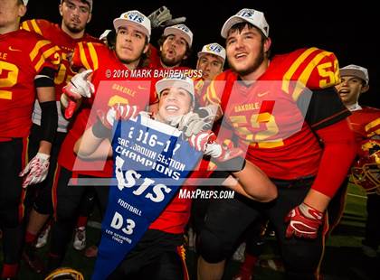 Thumbnail 3 in Oakdale vs. Christian Brothers (CIF SJS D3 Final) photogallery.