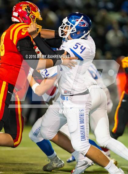 Thumbnail 3 in Oakdale vs. Christian Brothers (CIF SJS D3 Final) photogallery.