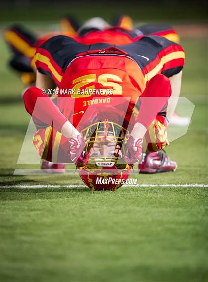 Thumbnail 1 in Oakdale vs. Christian Brothers (CIF SJS D3 Final) photogallery.