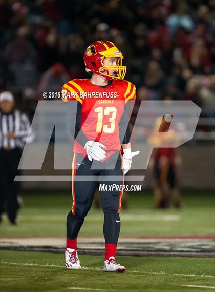 Thumbnail 3 in Oakdale vs. Christian Brothers (CIF SJS D3 Final) photogallery.