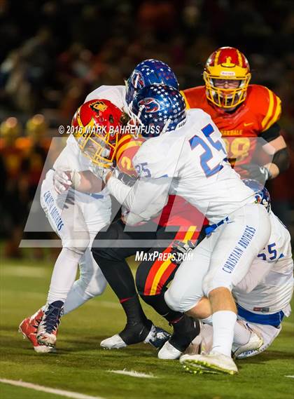 Thumbnail 1 in Oakdale vs. Christian Brothers (CIF SJS D3 Final) photogallery.