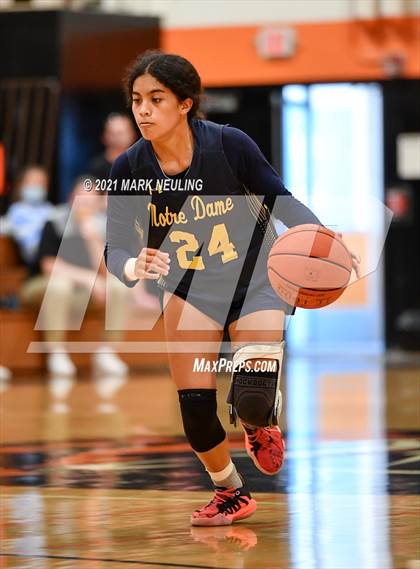 Thumbnail 2 in Notre Dame Belmont @ Half Moon Bay (CIF CCS D4 Final) photogallery.