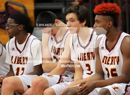 Thumbnail 2 in College Park vs Liberty (Stonebarger Tournament) photogallery.