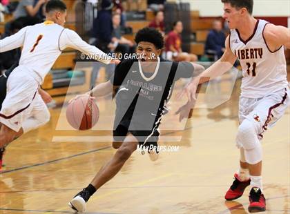 Thumbnail 1 in College Park vs Liberty (Stonebarger Tournament) photogallery.
