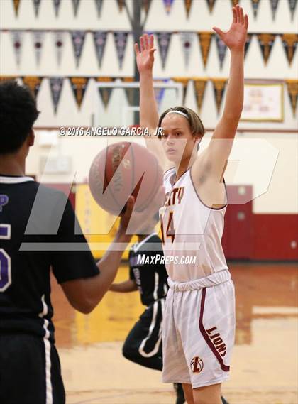 Thumbnail 2 in College Park vs Liberty (Stonebarger Tournament) photogallery.