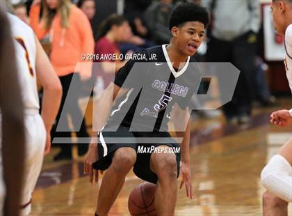Thumbnail 1 in College Park vs Liberty (Stonebarger Tournament) photogallery.