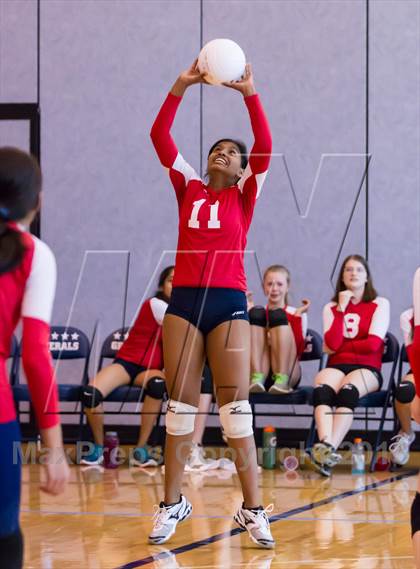 Thumbnail 2 in Yorktown vs Jefferson (Jr. Volleyball Brawl II) photogallery.